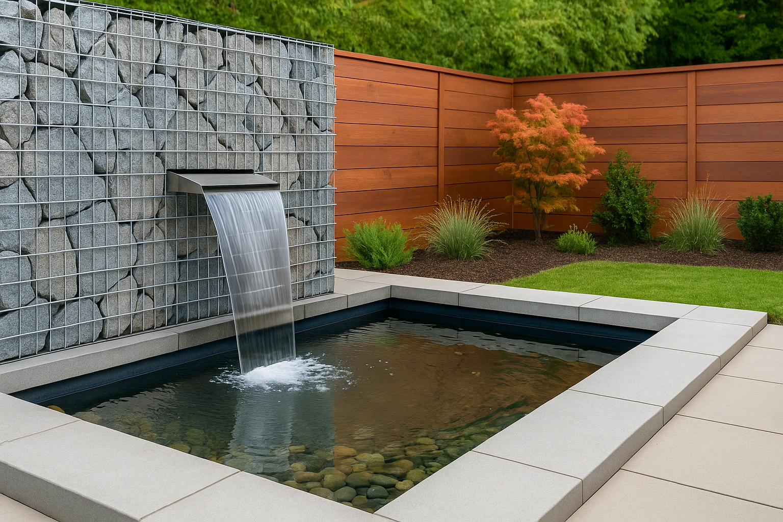 Modern Stone Entryway